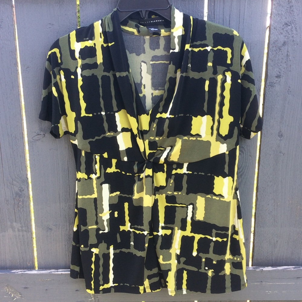 Grace Elements Green Blouse Size M